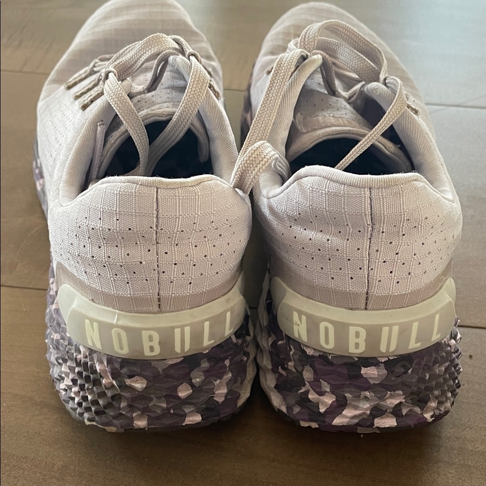 NOBULL Women's Lavender and White Athletic Shoes
